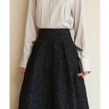 フクレジャガードフレアハイウエストスカート | SAISON DE PAPILLON | 詳細画像25