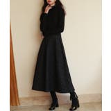 フクレジャガードフレアハイウエストスカート | SAISON DE PAPILLON | 詳細画像18