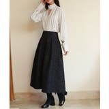 フクレジャガードフレアハイウエストスカート | SAISON DE PAPILLON | 詳細画像19