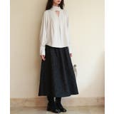 フクレジャガードフレアハイウエストスカート | SAISON DE PAPILLON | 詳細画像20