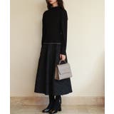 フクレジャガードフレアハイウエストスカート | SAISON DE PAPILLON | 詳細画像22