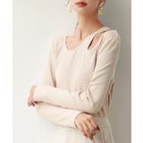 カットアウトリブカットソートップス | SAISON DE PAPILLON | 詳細画像11