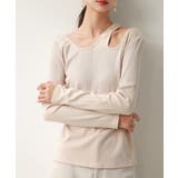 カットアウトリブカットソートップス | SAISON DE PAPILLON | 詳細画像9