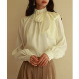フリルリボンタイワッシャーブラウス | SAISON DE PAPILLON | 詳細画像11