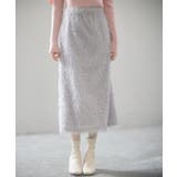 グレー | ふわふわシャギーナロースカート | SAISON DE PAPILLON 