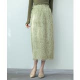 ふわふわシャギーナロースカート | SAISON DE PAPILLON  | 詳細画像15 