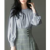 後首元リボンデザイン長袖ブラウス | SAISON DE PAPILLON  | 詳細画像28 