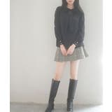 後首元リボンデザイン長袖ブラウス | SAISON DE PAPILLON  | 詳細画像15 