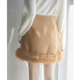 パール付きハイウエストツイードミニスカート | SAISON DE PAPILLON  | 詳細画像5 
