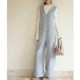 深Vネックツイードオールインワン | SAISON DE PAPILLON | 詳細画像20