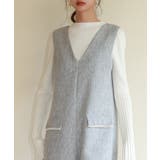 深Vネックツイードオールインワン | SAISON DE PAPILLON | 詳細画像22