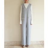 深Vネックツイードオールインワン | SAISON DE PAPILLON | 詳細画像11