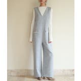 深Vネックツイードオールインワン | SAISON DE PAPILLON | 詳細画像16