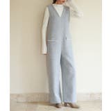 深Vネックツイードオールインワン | SAISON DE PAPILLON | 詳細画像18