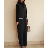 深Vネックツイードオールインワン | SAISON DE PAPILLON | 詳細画像4