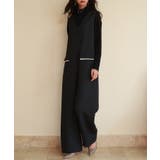 深Vネックツイードオールインワン | SAISON DE PAPILLON | 詳細画像5