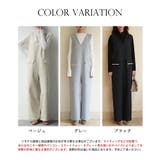 深Vネックツイードオールインワン | SAISON DE PAPILLON | 詳細画像2