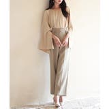 スリットフレアスリーブブラウス | SAISON DE PAPILLON | 詳細画像7