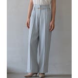 【生地リニューアル】スカラップハイウエストパンツ | SAISON DE PAPILLON  | 詳細画像24 