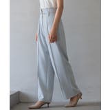 【生地リニューアル】スカラップハイウエストパンツ | SAISON DE PAPILLON  | 詳細画像25 