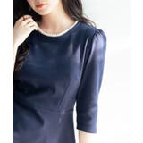 ペプラムデザインパール衿カットソー | SAISON DE PAPILLON  | 詳細画像30 