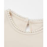 ペプラムデザインパール衿カットソー | SAISON DE PAPILLON  | 詳細画像34 