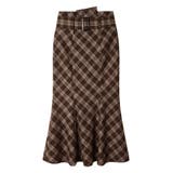 配色チェック柄ハイウエストスカート | SAISON DE PAPILLON  | 詳細画像21 