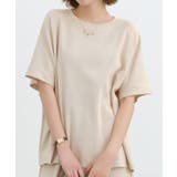 ベージュ | ラグランスリーブクルーネックカットソー | SAISON DE PAPILLON