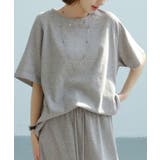 グレー | ラグランスリーブクルーネックカットソー | SAISON DE PAPILLON