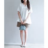 フクレジャガード生地キーネックブラウス | SAISON DE PAPILLON | 詳細画像15