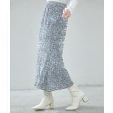 スパンコールベロア生地フレアスカート | SAISON DE PAPILLON  | 詳細画像11 