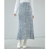 スパンコールベロア生地フレアスカート | SAISON DE PAPILLON  | 詳細画像13 