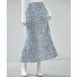 スパンコールベロア生地フレアスカート | SAISON DE PAPILLON  | 詳細画像14 