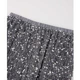 スパンコールベロア生地フレアスカート | SAISON DE PAPILLON  | 詳細画像20 