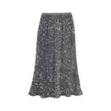 スパンコールベロア生地フレアスカート | SAISON DE PAPILLON  | 詳細画像18 