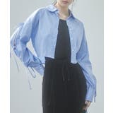 袖リボンショート丈ストライプシャツ | SAISON DE PAPILLON  | 詳細画像13