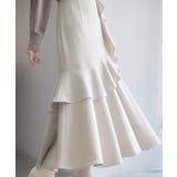 アシンメトリティアードロングスカート | SAISON DE PAPILLON | 詳細画像12