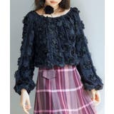 3Dローズフラワー2wayネックトップス | SAISON DE PAPILLON | 詳細画像21