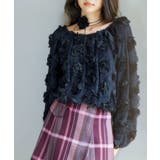 3Dローズフラワー2wayネックトップス | SAISON DE PAPILLON | 詳細画像22