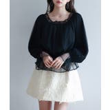 2wayネックチュールブラウス | SAISON DE PAPILLON  | 詳細画像7 