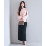 とろみ生地フリル金ボタンブラウス | SAISON DE PAPILLON  | 詳細画像12 