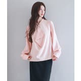 とろみ生地フリル金ボタンブラウス | SAISON DE PAPILLON  | 詳細画像13 