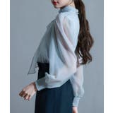3wayオーガンジー生地リボンブラウス | SAISON DE PAPILLON | 詳細画像21