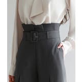 ベルト付きハイウエストワイドパンツ | SAISON DE PAPILLON  | 詳細画像24 