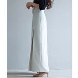 ベルト付きハイウエストワイドパンツ | SAISON DE PAPILLON  | 詳細画像6 