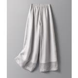 フロントタックシアーワイドパンツ | SAISON DE PAPILLON  | 詳細画像33 