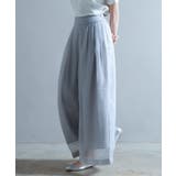 フロントタックシアーワイドパンツ | SAISON DE PAPILLON  | 詳細画像11 