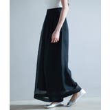 フロントタックシアーワイドパンツ | SAISON DE PAPILLON  | 詳細画像24 