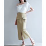 ハイウエストロング丈タイトスカート | SAISON DE PAPILLON  | 詳細画像7 