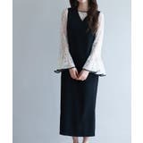 総レースブラウスとワンピースの2点セット | SAISON DE PAPILLON | 詳細画像13